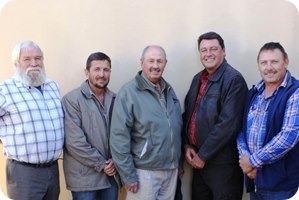 Chris Basson Ferdie Oosthuizen Dries Visser Kruger van Zyl Wiekus Ras